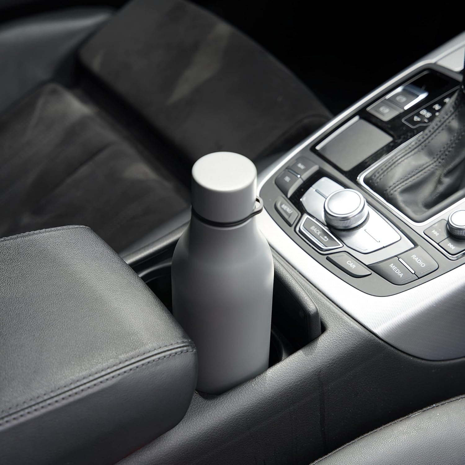 BJPKPK Insulated Water Bottles, 18 oz Stainless Steel Metal Water Bottle with Strap, BPA Free Leak Proof Jugs, Mugs, Flasks, Reusable Thermal Flasks for Sports& Travel, Blossom